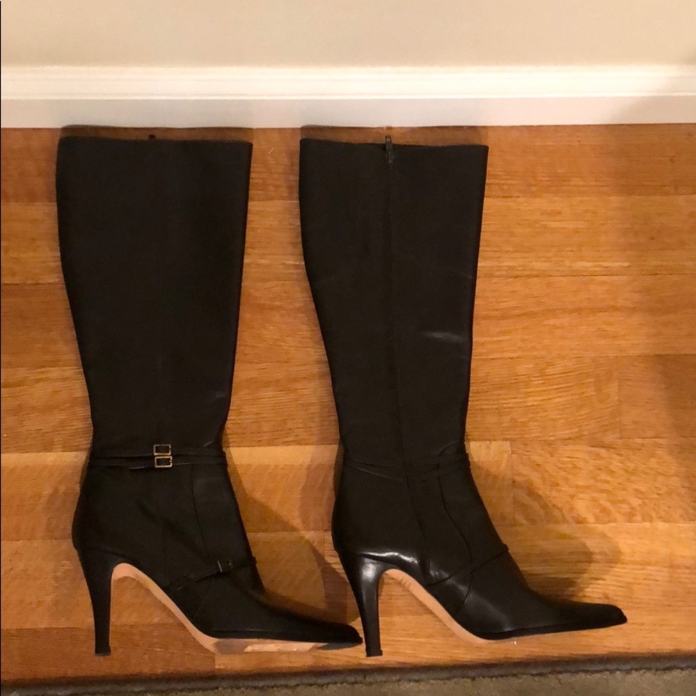 Women’s Faconnable Knee High Brown 3.5 inch Boot